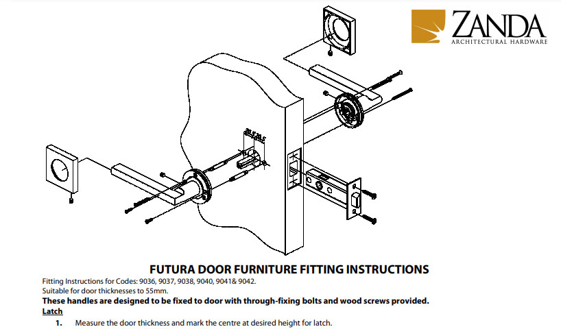 Futura Fitting Instructions