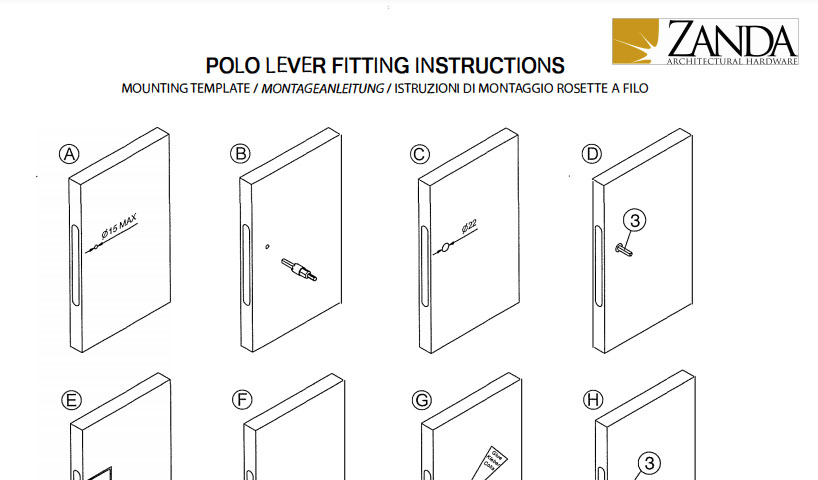 Polo Lever Fitting Instructions