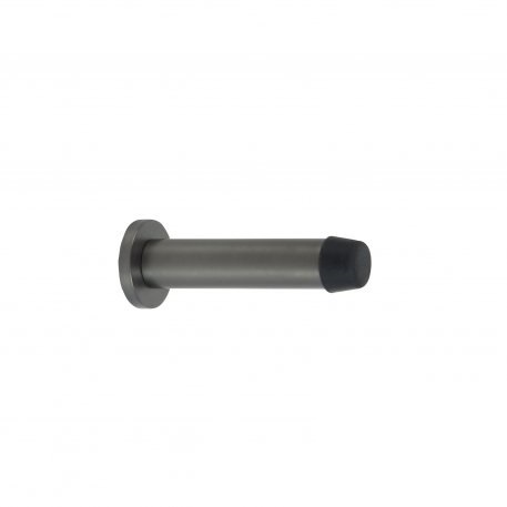 Door Stop 70mm Satin SAA Secret Fix Pencil Projecting Cylinder Skirting/ Wall 